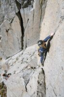 Stärker als Stahl: La Sportiva’s Helixir Absolute Bewegungsfreiheit: Die Helixir Shell Jkt folgt den Bewegungen und ermöglicht flüssiges, sicheres Klettern