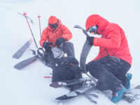 Antte Lauhamaa am Kebnekaise