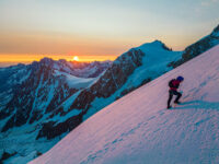 Sonnenaufgang am Mont Blanc