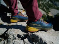 Andrè Neres testet den TX4 Evo ST beim Rodellar Climbing Festival