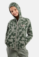 Fleecejacke mit Kapuze